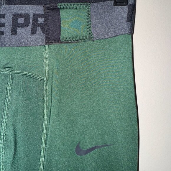 Nike Pro NBA Compression 3/4 Pants Team Issue Dri-FIT Green DN1547-323 - Picture 6 of 14